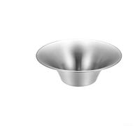 Shophubio Tazones de mezcla de acero inoxidable de doble pared, cuencos de ensalada resistentes para sopa, fideos fríos, ramen, platos de frutas grandes, antiadherentes, dorados (color original de 22