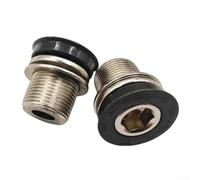 Shophubio Tornillos de manivela eléctricos M15 x 1,0 x 23,5 mm 2P3s para M620 M820 Ebike, tornillos de manivela de metal azul para pernos de manivela de bicicleta con resistencia a la vibración