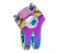 Shophubio Vástago de bicicleta de aluminio de 35 mm con abrazadera de 25,4 mm, vástago de bicicleta de carretera corto para horquilla de 28,6 mm, diseño hueco para ciclismo de rendimiento (colorido)
