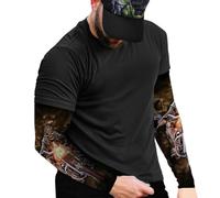 ShopINess Manguitos Estilo Calavera para Moteros Deporte Halloween y Eventos Mangas de Brazo Protección Solar UV y Comodidad Talla Única