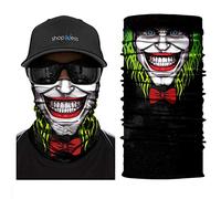 ShopINess Pañuelo bandana Braga Cuello Multifunción Unisex Adulto para Moto Deporte Fiestas Halloween y Carnaval - Green Hair