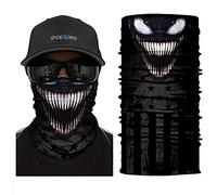 ShopINess Pañuelo Bandana Braga Cuello multifunción Unisex Adulto para Moto Deporte Fiestas Halloween y Carnaval - Crit Attack