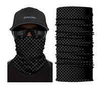 ShopINess Pañuelo Bandana Braga Cuello Multifunción Unisex para Moto Deporte Outdoor Squares