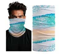ShopINess Pañuelo Bandana Braga Cuello Multifunción Unisex para Moto Deporte y Outdoor Mar y Arena