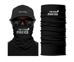 ShopINess Pañuelo Bandana para Fans de Bruce Braga Cuello Multifuncional Unisex Accesorios de Música Rock The Boss (The Boss Forever)