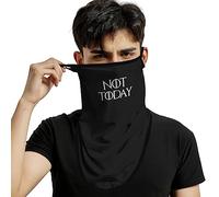 ShopINess Pañuelo Tubular Bandana con Orejeras Unisex Adultos para Fiestas Halloween Carnaval Moto Deporte y Actividades Outdoor Not Today