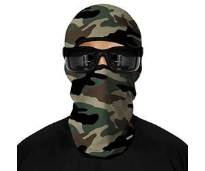ShopINess Pasamontañas Unisex Adultos Camuflaje Militar para Moto Deportes Aire Libre y Actividades Outdoor Camuflaje (Camuflaje Clásico)