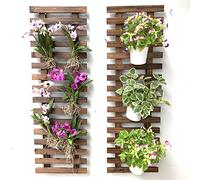 ShopLaLa Macetero de Pared - Maceta Colgante para Plantas de Interior, Soporte para Plantas, Soporte para Plantas de Aire, Soporte para suculentas, jardín Vertical, decoración de Pared Grande para