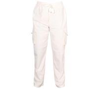 SHOPOHOLIC FASHION Hombre Bolsillo Lateral Luz Algodón Boho Hippy Pantalón - Crema, Grande