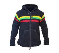 SHOPOHOLIC FASHION Hombres Invierno Rasta Hippie Chaqueta