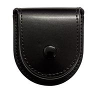 ShoppeWatch Funda para reloj de bolsillo con cadena, funda de piel sintética para reloj de bolsillo, pequeña bolsa de cuero, bolsa pequeña para monedas, color negro PWC68BK