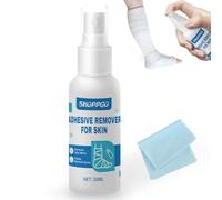 SHOPPGO Vendas Quita Pegamento, Disolvente Pegamento Piel, Removedor Adhesivo Piel, Tiritas Quita Pegamento Adhesivo para Eliminar Restos de Adhesivo de Tiritas y Curitas, Tacto Sedoso, 30ml