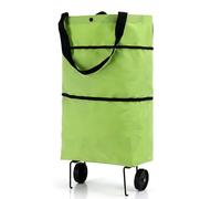Shopping Bag On Wheels 2 In 1 | Foldable Lightweight Oxford Grocery Trolley