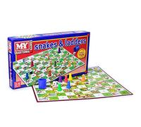 Shopping Bazar Snakes and Ladders Board Game Traditional Children Games X 1 by