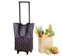 Shopping Cart - Grocery Shopping Cartt, Large Load Capacity Foldable Rolling Handtruck, Grocery Utility Shoppingg Cart For Laundry Stair Climbing Storage Home Traveling Dormitory Hotel Restaurant