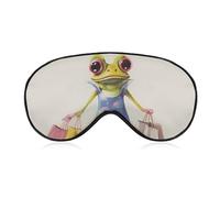 Shopping Frog - Divertidas máscaras para dormir con los ojos vendados, bloquea la luz