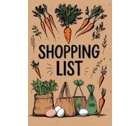 Shopping List: A simple and practical grocery list organizer with multiple tear-away sections for everyday planning.