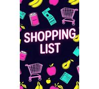 Shopping list: A stylish and functional list book with tear-away style layouts, perfect for tracking shopping, pantry essentials, and weekly errands.