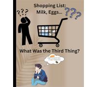 Shopping List: Milk, Eggs… What Was the Third Thing?: Funny Gag Notebook | 110 Lined Pages for Notes, Lists, and Everyday Writing