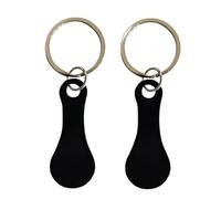 Shopping Trolley Tokens, Portable Aluminum Alloy Keyring, Metal Accessory