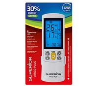 Shoppingday Mando universal Superior, completo y elegante, para acondicionadores de aire - Funciona con todas las marcas de aires acondicionados SAMSUNG MITSUBISHI DAEWOO HAIER PANASONIC TOSHIBA.