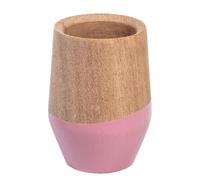 SHOPPLACE Mate Algarrobo Argentino Pintado Artesanal Yerba Azucar (rosa)