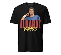 Shopsphère DISTRIBUTION Camiseta Carlito | Camiseta Tenis | Regalo | Cumpleaños | Carlos Alcaraz, Negro, Small