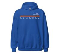 Shopsphère DISTRIBUTION Carlos Alcaraz Sudadera con capucha | Carlos Alcaraz Sudadera de tenis, Real, L