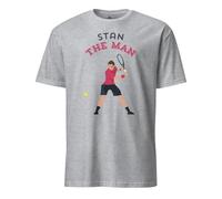 Shopsphère DISTRIBUTION - playera de tenis Stan The Man, Gris (Sport Grey), S