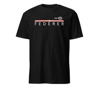 Shopsphère DISTRIBUTION T-Shirt Federer | Sport | Tennis | Padel | Cadeau | Anniversaire | Tshirt Roger Federer | Roger | Tshirt Roger