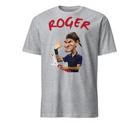 Shopsphère DISTRIBUTION T-Shirt Roger Federer | Sport | Tennis | Padel | Cadeau | Anniversaire | T-Shirt Roger | T-Shirt Federer