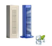 Shoptac Breezamax, Bladeless Portable Air Conditioner, Beat the Scorching Heat & Humidity - Instantly, Bladeless Cooling Technology, Quiet Operation (Blue,Plug-in model)