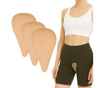 SHORDY Camel Toe Corrector - Esponja reutilizable y inserción adhesiva de silicona, sin costuras, invisible Camel Toe Hider & Stopper, No Camel Toe Guard for Yoga, Gym, Swim - Nude, color carne, Talla