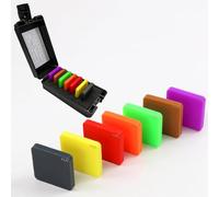 Shore Hardness Test Block Type A,7 Block Rubber Hardness Tester,50x50x8mm,for Hard Rubber Hardness Measure