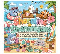 Shoreline Shenanigans: A Coloring Book Exploring What Happens at the Beach... After the Tourists Go Home
