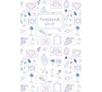 Shoreline Stories Notebook - Seashell Lined Journal by bythesouffle: 120-Page Ocean-Inspired Notebook | Ideal for School Notes, Journaling, and Creative Writing