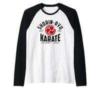 Shorin-Ryu Karate Do Artes Marciales Japón Okinawa Camiseta Manga Raglan
