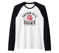 Shorin-Ryu Karate Do Artes Marciales Japón Okinawa Vintage Camiseta Manga Raglan