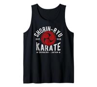 Shorin Ryu Karate Do Martial Arts Japan Tokyo Vintage Camiseta sin Mangas