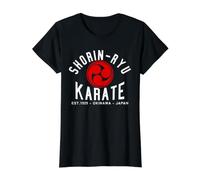 Shorin-Ryu Karate Japan Martial Arts Camiseta gráfica económica, Mujer, Negro, XL
