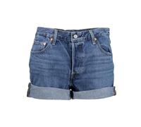Levi's 501 Rolled Short Pantalones cortos, Orinda Troy Scraped, 24W Mujer
