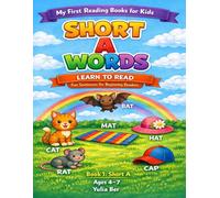 Short A Words Reading Book for Kids: Fun Sentences with CVC Words for Beginning Readers Ages 4-7 (My First Reading Books for Kids)