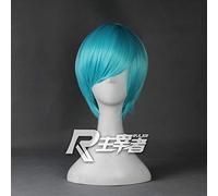 Short Blue Mix Straight Hair sintético the Sword Dance Touken Ranbu Ichigo Hitofuri Cosplay peluca completa Peruca Anime disfraz pelucas KUZZ7855