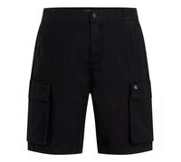 Calvin Klein Washed Cargo Short, Pantalones Cortos Hombre, Negro (CK Black), 36W