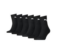 Short Crew Socken 6er Pack Schwarz 39/42