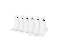 Short Crew Socken 6er Pack Weiss 43/46