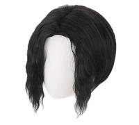 Short Curly Black Daily Party Cosplay Peluca Para Kibutsuji Muzan Anime Cosplay Peluca