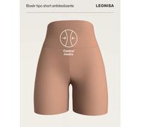 Leonisa Braga para Mujer Antirozaduras de Muslos Tipo Short Realza Gluteos - Bragas Faja Invisible para Vestido