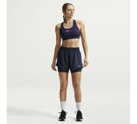 Nike Pantalones Cortos para Mujer Nk One DF HR 3in 2N1, Midnight Navy/White, XS