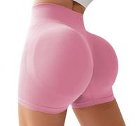 Short Deportivo Mujer Gym Running Leggins Cortos Deporte Cintura Alta Antirozaduras Elasticos Mallas Corto Push Up Deportivos Control De Barriga Talla Grande Pantalon Shorts Training Fitness Ofertas